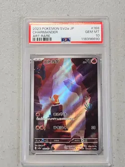 POKEMON JAPANESEE CHARMANDER #168 PSA 10 - Image 1