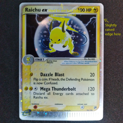 2003 Pokemon EX Sandstorm 98 Raichu Ex-holo - Image 1