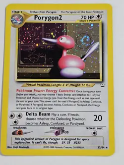 Pokemon TCG Porygon2 Neo Revelation 12/64 Holo Unlimited Holo Rare Unplayed - Image 1
