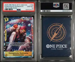 2026 One Piece OP14-EB04 DONQUIXOTE ROSINANTE Treasure Rare #108 - PSA 10 GEM MT - Image 3