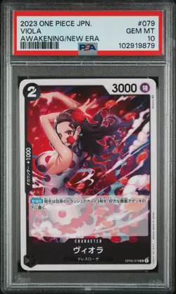 2023 ONE PIECE JAPANESE AWAKENING OF A NEW ERA #079 VIOLA PSA 10 - Image 1