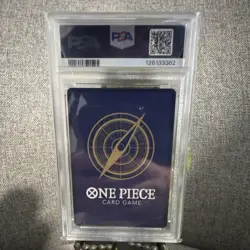 Bandai Sanji PSA 10 Royal Blood OP10-005 Super Rare Foil Full Art One Piece CCG - Image 2