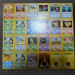 Pokemon Card Lot Vintage English Base Jungle Fossil Bulbasaur Charmander - Image 1