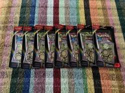 Pokemon TCG Phantasmal Flames Blister Packs With Promo Cards Coin Bundle of 8 - Image 1