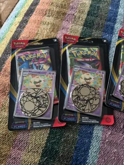 Pokemon TCG Phantasmal Flames Blister Packs With Promo Cards Coin Bundle of 8 - Image 2