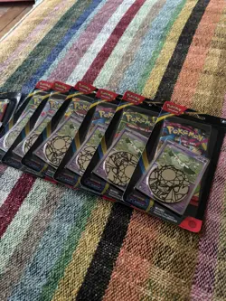 Pokemon TCG Phantasmal Flames Blister Packs With Promo Cards Coin Bundle of 8 - Image 3