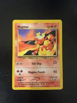 Pokemon Magmar Neo Genesis vintage card #040/111 Wotc 2000 - Image 1