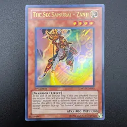 YuGiOh The Six Samurai - Zanji RYMP-EN092 Ultra Rare 1st Edition NM - Image 1