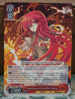Shakugan no Shana Maelstrom of Conflict Weiss Schwarz English PR Promo Card - Image 1