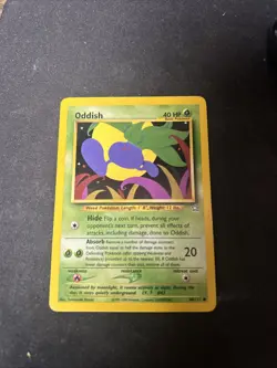 Pokemon Card Oddish 68/111 Neo Genesis Common D3 - Image 1