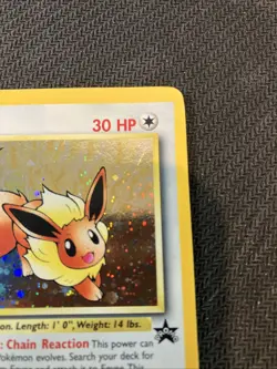 Pokemon Eevee Wizards Black Star Promo 11 Holo Card Nm- Small Swirl At Tail - Image 5