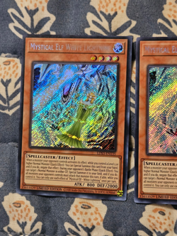 Mystical Elf White Lightning x3 (Secret Rare) LDS3-EN135 Yugioh - Image 3