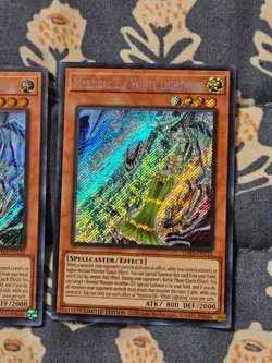 Mystical Elf White Lightning x3 (Secret Rare) LDS3-EN135 Yugioh - Image 5