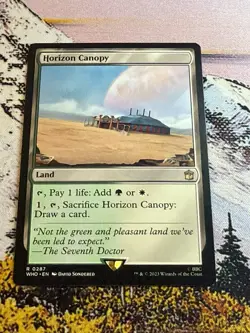 Horizon Canopy NM Doctor Who MTG Magic The Gathering Land English Card - Image 1