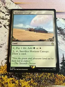 Horizon Canopy NM Doctor Who MTG Magic The Gathering Land English Card - Image 4