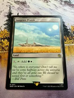 Sungrass Prairie NM Doctor Who MTG Magic The Gathering Land English Card - Image 3