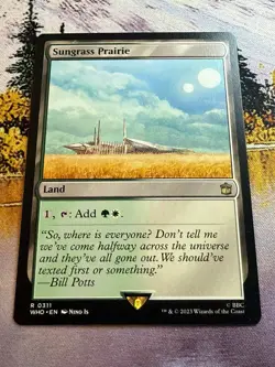 Sungrass Prairie NM Doctor Who MTG Magic The Gathering Land English Card - Image 5