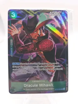 Dracule Mihawk (Illustration Box Vol.4) ST12-003 One Piece Promotion Cards Foil. - Image 1