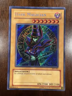 (STO) Yugioh Dark Magician BPT-007 Limited Edition Secret Rare Holo - MP-HP - Image 1