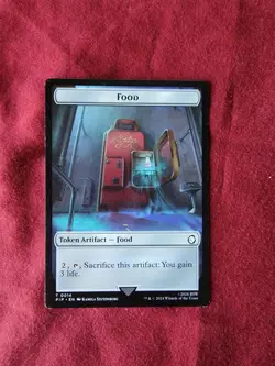 Robot&Food 0014 2Sided Token 16&14 MTG PIP Fallout Token NP - Image 2