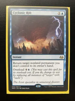 Wizards of the Coast Cyclonic Rift Modern Masters 2017 Rare Instant 035 Regular - Image 1