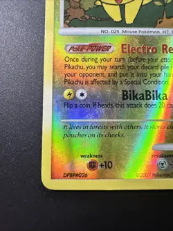 Pikachu 94/123 Mysterious Treasures Reverse Holo Pokemon HP - Image 3
