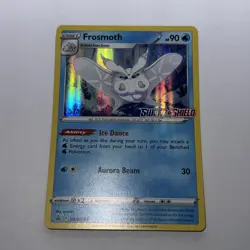 Pokemon - Sword & Shield - STAFF PRE-RELEASE PROMO - Frosmoth - SWSH007 - NM - Image 2