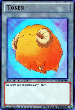 YuGiOh Joey's Work "Yellow Sheep Token" Holo! #LC04-EN007. Legendary Collection4 - Image 1