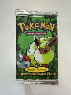 First Edition Pokemon Jungle Booster Pack 20.9 Flareon Wotc Eeveelution 742818060639 - Image 1