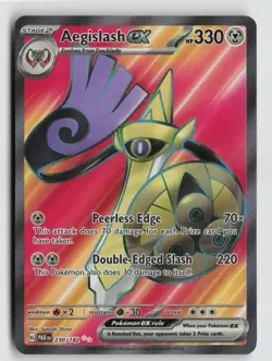 Pokemon - Aegislash ex - 230/182 SV04: Paradox Rift - Ultra Rare - NM - Image 1