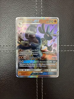 Pokemon TCG - Lucario GX - SM100 - Sun & Moon Promo - MP Ultra Rare (2018) - Image 1