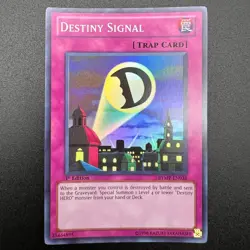 YuGiOh Destiny Signal RYMP-EN038 Super Rare 1st Edition NM - Image 1