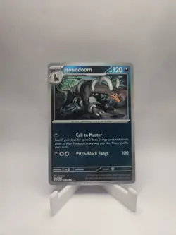 Pokemon TCG Houndoom Master Ball Prismatic Evolutions Holo English - Image 2