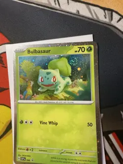 Pokemon Bulbasaur 🌀Fart Swirl 🌀 Cosmo Holo 046 Black Star Promo Rare 151 Promo - Image 1