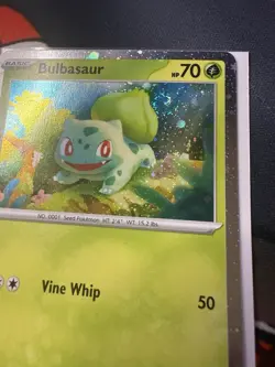 Pokemon Bulbasaur 🌀Fart Swirl 🌀 Cosmo Holo 046 Black Star Promo Rare 151 Promo - Image 2