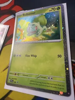 Pokemon Bulbasaur 🌀Fart Swirl 🌀 Cosmo Holo 046 Black Star Promo Rare 151 Promo - Image 4
