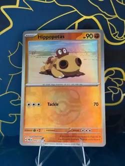 Hippopotas 052/131 (Master Ball Pattern) SV: Prismatic Evolutions Pokemon NM - Image 1