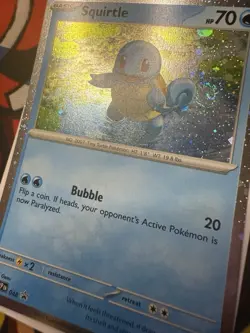 Squirtle *GALAXY Tail SWIRL* #048 (Black Star Promo) SVP Cosmos Holo Pokemon NM - Image 1