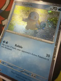 Squirtle *GALAXY Tail SWIRL* #048 (Black Star Promo) SVP Cosmos Holo Pokemon NM - Image 2