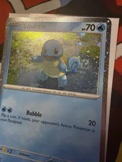 Squirtle *GALAXY Tail SWIRL* #048 (Black Star Promo) SVP Cosmos Holo Pokemon NM - Image 3