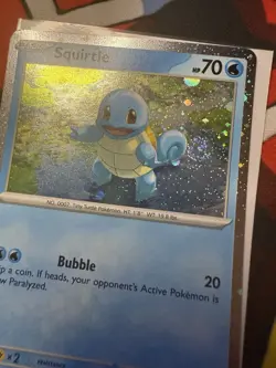 Squirtle *GALAXY Tail SWIRL* #048 (Black Star Promo) SVP Cosmos Holo Pokemon NM - Image 4
