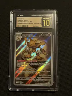 Pokemon TCG Alakazam EX Promo Pokemon Center Stamped - Image 2