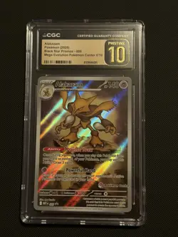 Pokemon TCG Alakazam EX Promo Pokemon Center Stamped - Image 3