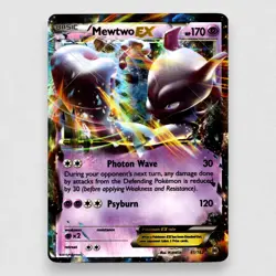 Mewtwo EX (61) 61/162 XY - BREAKthrough Holo Ultra Rare Pokemon TCG LP - Image 1
