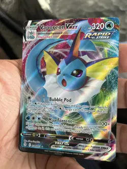 Vaporeon VMAX 030/203 Holo Rare full art Evolving Skies Pokemon TCG NM Near Mint - Image 2