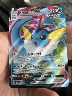 Vaporeon VMAX 030/203 Holo Rare full art Evolving Skies Pokemon TCG NM Near Mint - Image 3