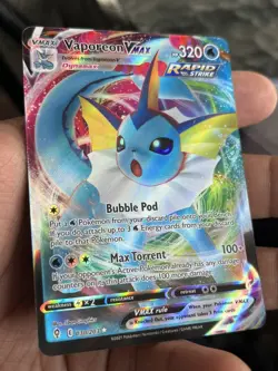 Vaporeon VMAX 030/203 Holo Rare full art Evolving Skies Pokemon TCG NM Near Mint - Image 4
