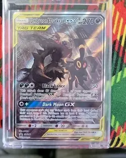 Umbreon&Darkrai GX Tag Team Pokemon Promo #SM241 Sun And Moon LP-NM - Image 1