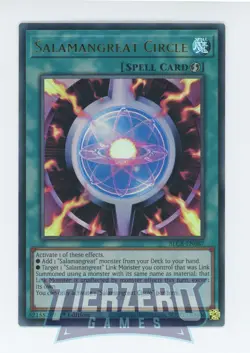 Yugioh Salamangreat Circle BLCR-EN087 Ultra Rare 1st Edition Near Mint - Image 1