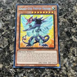 Yu-Gi-Oh! Galaxy-Eyes Photon Dragon 1st Edition Secret Rare BLMM-EN007 - Image 1